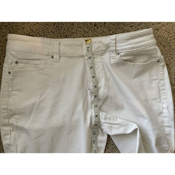 Ann Taylor, Women’s, The Skinny Ankle, Curvy Fit, White, Size: 8 - Picture 3 of 5